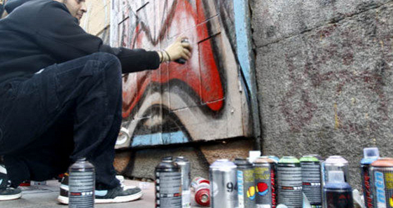 Detenidos en Madrid 10 grafiteros