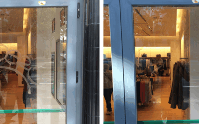 Reciglass repara un conocido comercio