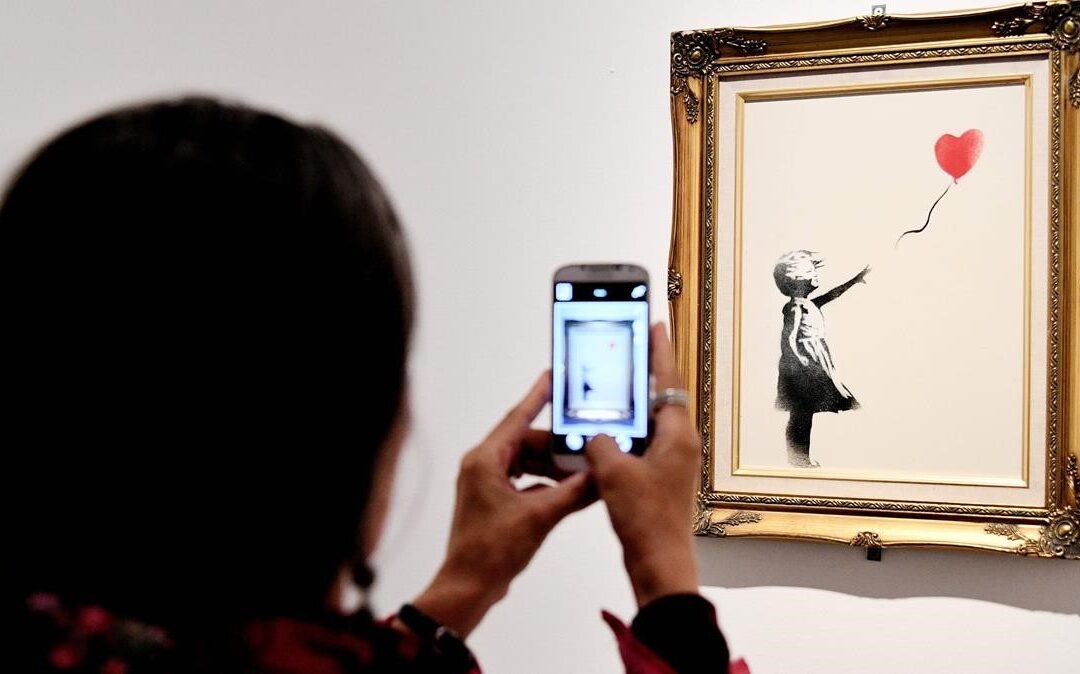Un graffiti de Banksy votada la obra de arte favorita de los británicos