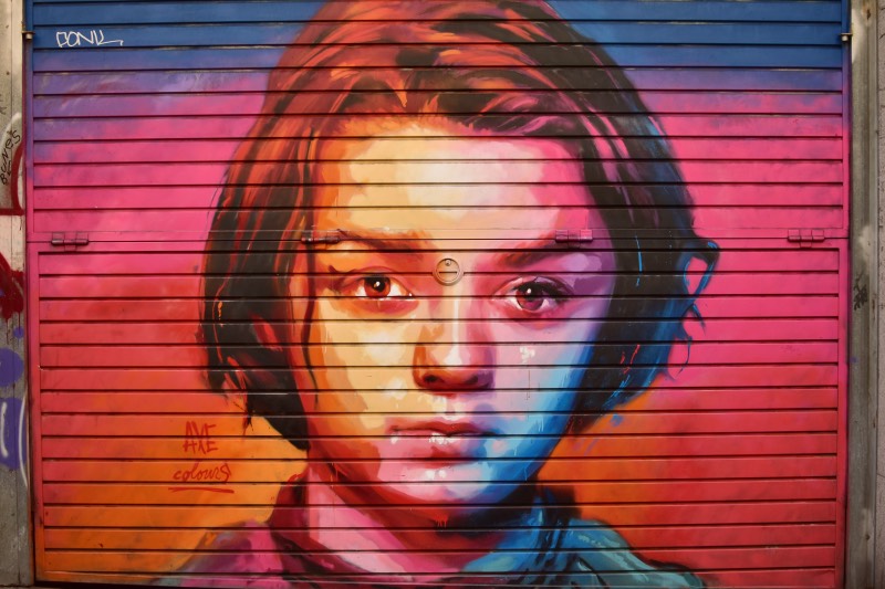 GRAFITIS DE SERIE EN EL BARRIO DE GRACIA